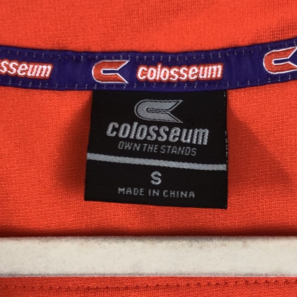 Clemson Tigers Colosseum Baseball Jersey Men's Sz S Orange Purple NCAA - Picture 5 of 16